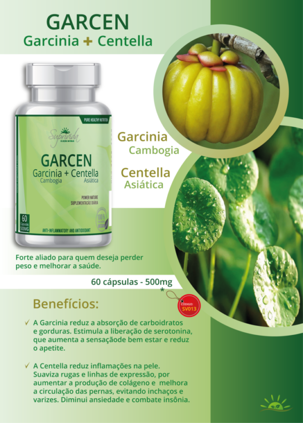 GARCEN - Garcínia + Centella